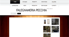 Desktop Screenshot of falegnameriapecchia.it