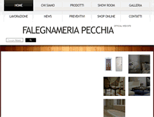 Tablet Screenshot of falegnameriapecchia.it